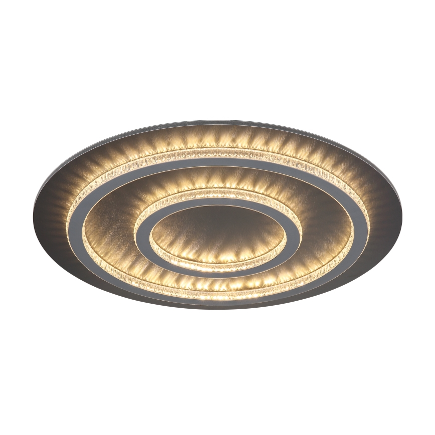 Globo - LED stmievateľné stropné svietidlo LED/60W/230V 3000-6500K priemer 55 cm antracit + diaľkové ovládanie