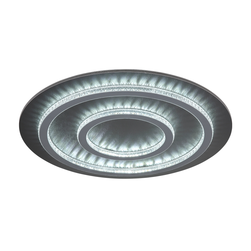 Globo - LED stmievateľné stropné svietidlo LED/60W/230V 3000-6500K priemer 55 cm antracit + diaľkové ovládanie