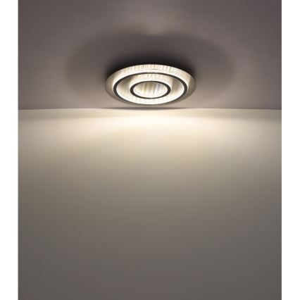 Globo - LED stmievateľné stropné svietidlo LED/60W/230V 3000-6500K priemer 55 cm antracit + diaľkové ovládanie
