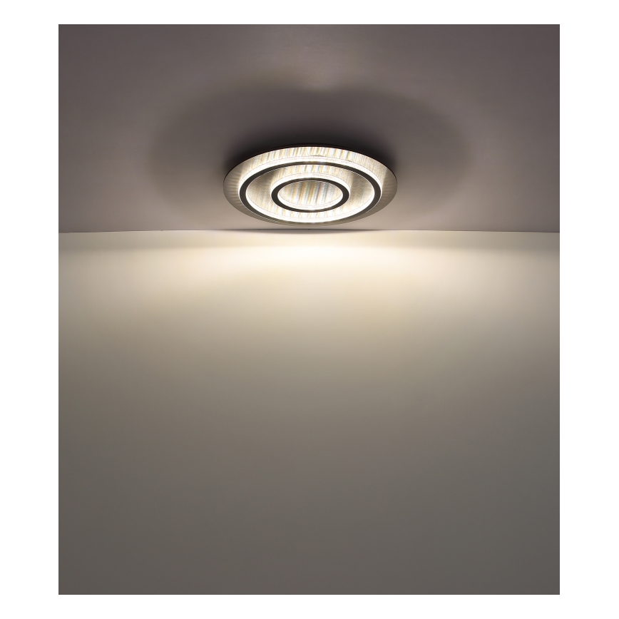 Globo - LED stmievateľné stropné svietidlo LED/60W/230V 3000-6500K priemer 55 cm antracit + diaľkové ovládanie