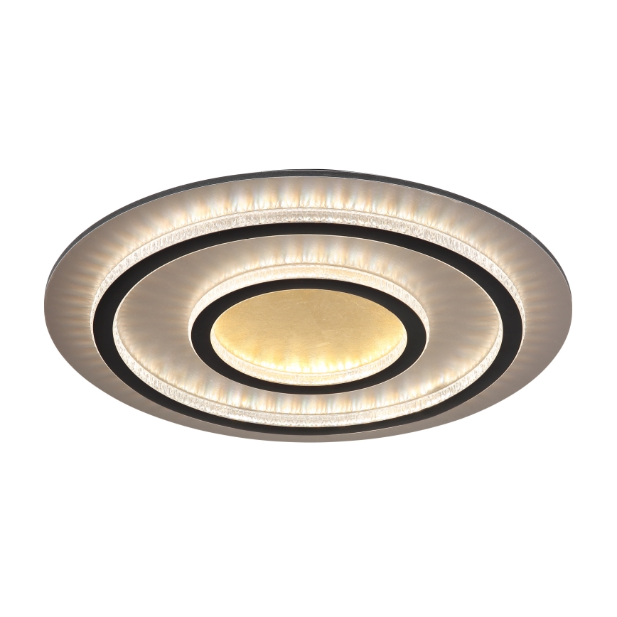 Globo - LED stmievateľné stropné svietidlo LED/60W/230V 3000-6500K pr. 55 cm čierne + diaľkové ovládanie