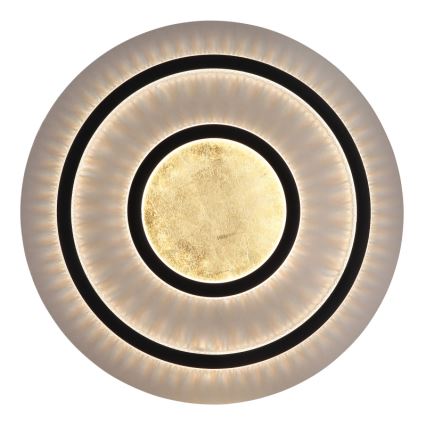 Globo - LED stmievateľné stropné svietidlo LED/60W/230V 3000-6500K pr. 55 cm čierne + diaľkové ovládanie