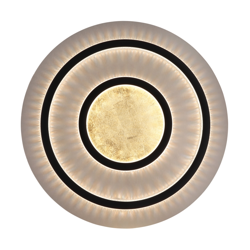 Globo - LED stmievateľné stropné svietidlo LED/60W/230V 3000-6500K pr. 55 cm čierne + diaľkové ovládanie