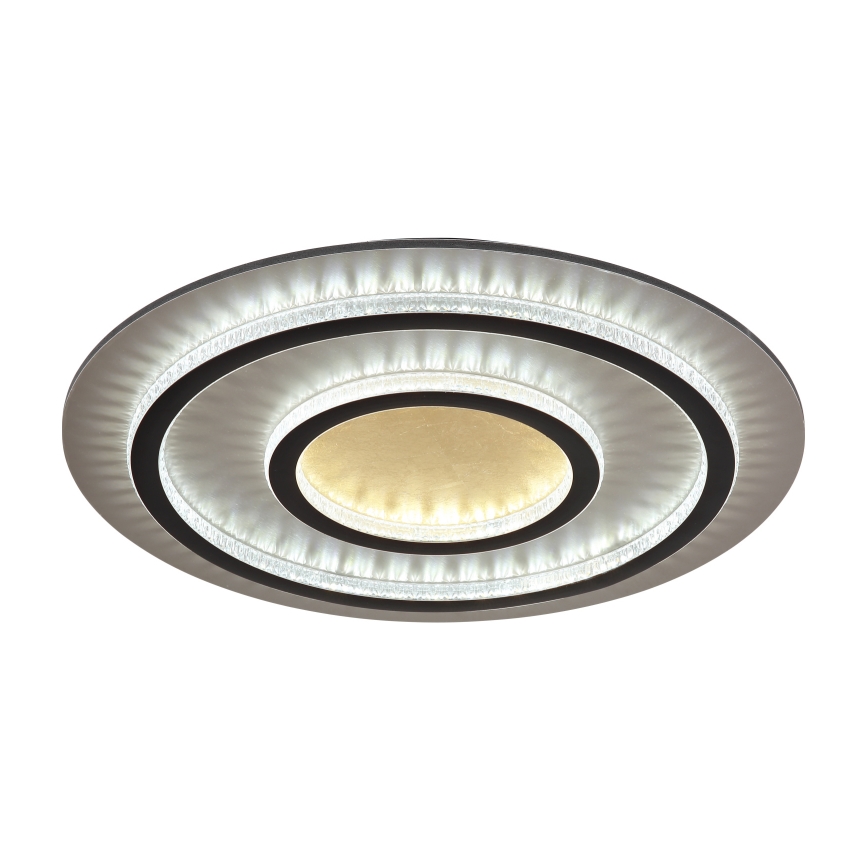 Globo - LED stmievateľné stropné svietidlo LED/60W/230V 3000-6500K pr. 55 cm čierne + diaľkové ovládanie
