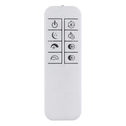 Globo - LED stmievateľné stropné svietidlo LED/60W/230V 3000-6500K pr. 55 cm čierne + diaľkové ovládanie