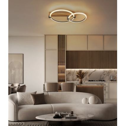 Globo - LED stropné svietidlo LED/24W/230V 3000K 58x40 cm béžové
