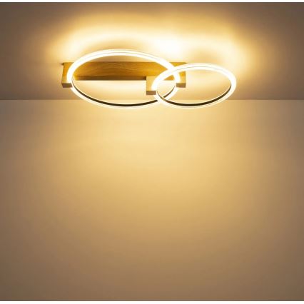 Globo - LED stropné svietidlo LED/24W/230V 3000K 58x40 cm béžové