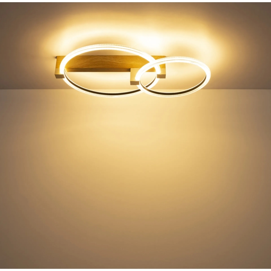Globo - LED stropné svietidlo LED/24W/230V 3000K 58x40 cm béžové