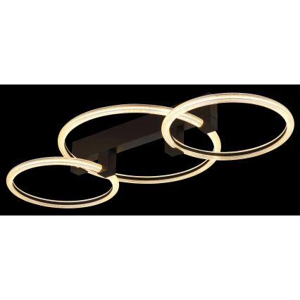 Globo - LED stropné svietidlo LED/40W/230V 3000K 76x38 cm čierne