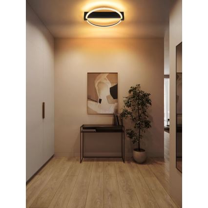 Globo - LED stropné svietidlo LED/15W/230V 3000K 41,4x38 cm čierne