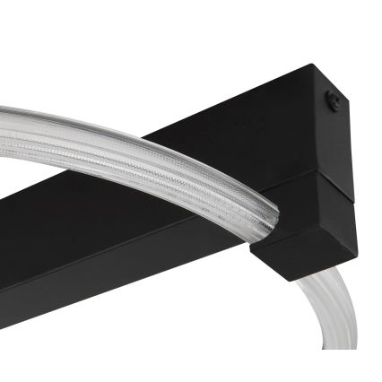 Globo - LED stropné svietidlo LED/15W/230V 3000K 41,5x38 cm čierna