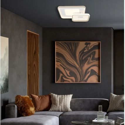 Globo - LED Stmievateľné stropné svietidlo LED/48W/230V 2700-6000K 50x50 cm + diaľkové ovládanie