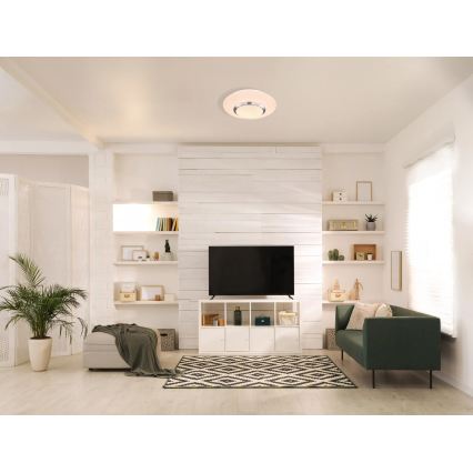 Globo - LED RGBW Stmievateľné stropné svietidlo LED/18W/230V 3000K pr. 34 cm