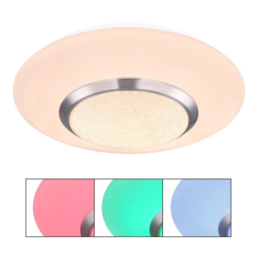 Globo - LED RGBW Stmievateľné stropné svietidlo LED/18W/230V 3000K pr. 34 cm