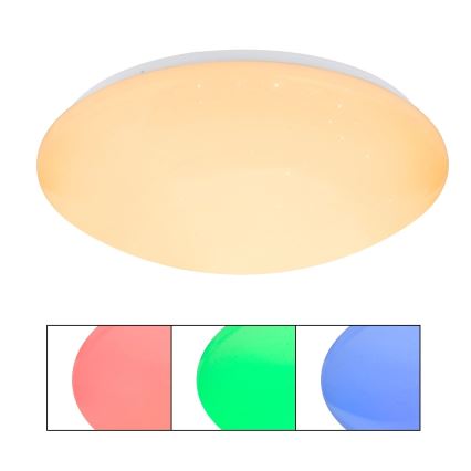 Globo - LED RGB stmievateľné stropné svietidlo LED/24W/230V + LED/8W 2700-6500K priemer 41 cm + diaľkové ovládanie