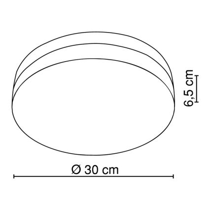 Globo - Stropné svietidlo 3xE27/40W/230V