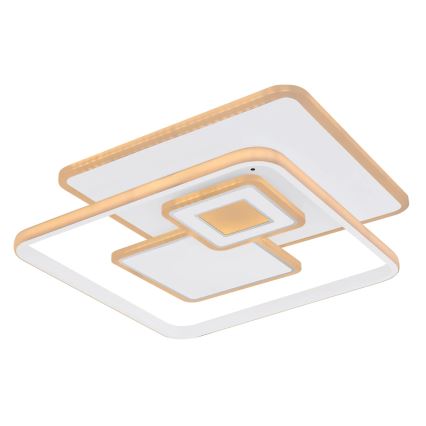 Globo - LED stmievateľné stropné svietidlo LED/50W/230V 2700-6000K Wi-Fi Tuya 50,3x50,3 cm + diaľkové ovládanie