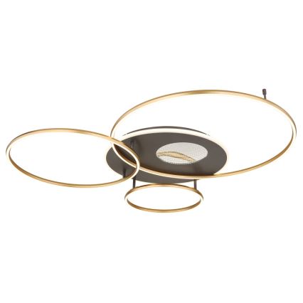 Globo - LED stmievateľné stropné svietidlo LED/70W/230V 2700-6500K zlatá + diaľkové ovládanie