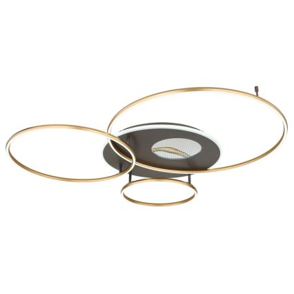 Globo - LED stmievateľné stropné svietidlo LED/70W/230V 2700-6500K zlatá + diaľkové ovládanie