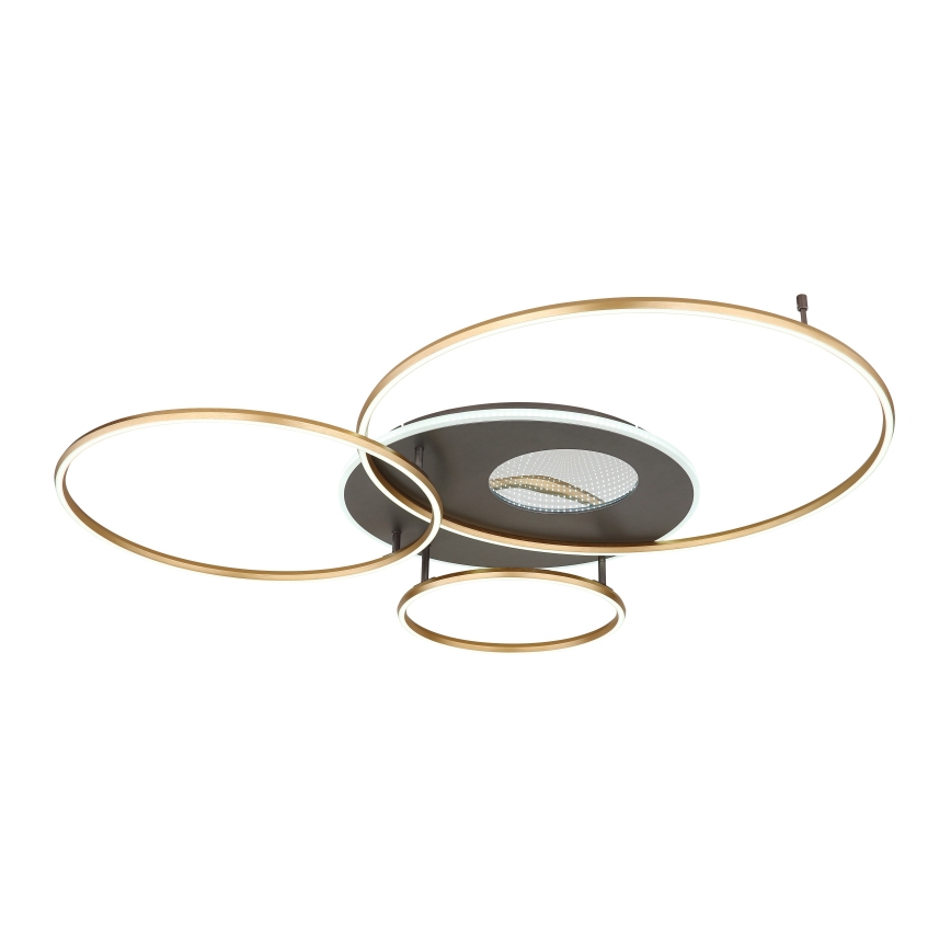 Globo - LED stmievateľné stropné svietidlo LED/70W/230V 2700-6500K zlatá + diaľkové ovládanie