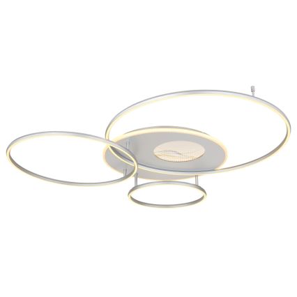 Globo - LED stropné svietidlo stmievateľné LED/70W/230V 2700-6500K matný chróm + diaľkové ovládanie
