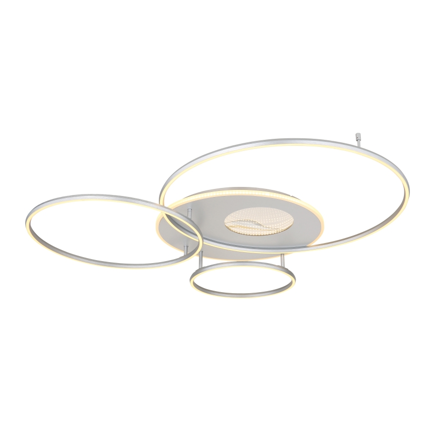 Globo - LED stropné svietidlo stmievateľné LED/70W/230V 2700-6500K matný chróm + diaľkové ovládanie