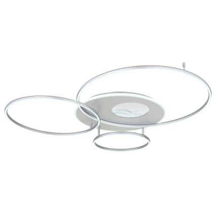 Globo - LED stropné svietidlo stmievateľné LED/70W/230V 2700-6500K matný chróm + diaľkové ovládanie