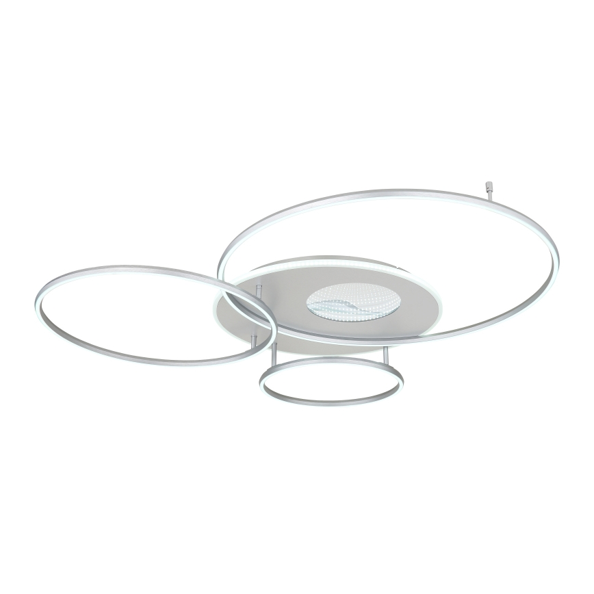 Globo - LED stropné svietidlo stmievateľné LED/70W/230V 2700-6500K matný chróm + diaľkové ovládanie