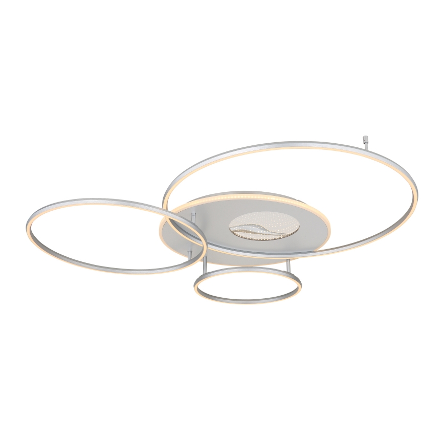 Globo - LED stropné svietidlo stmievateľné LED/70W/230V 2700-6500K matný chróm + diaľkové ovládanie