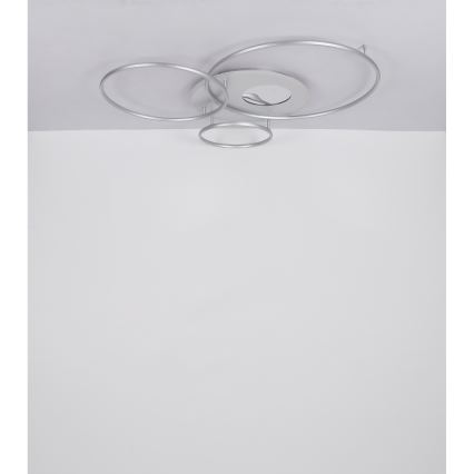 Globo - LED stropné svietidlo stmievateľné LED/70W/230V 2700-6500K matný chróm + diaľkové ovládanie
