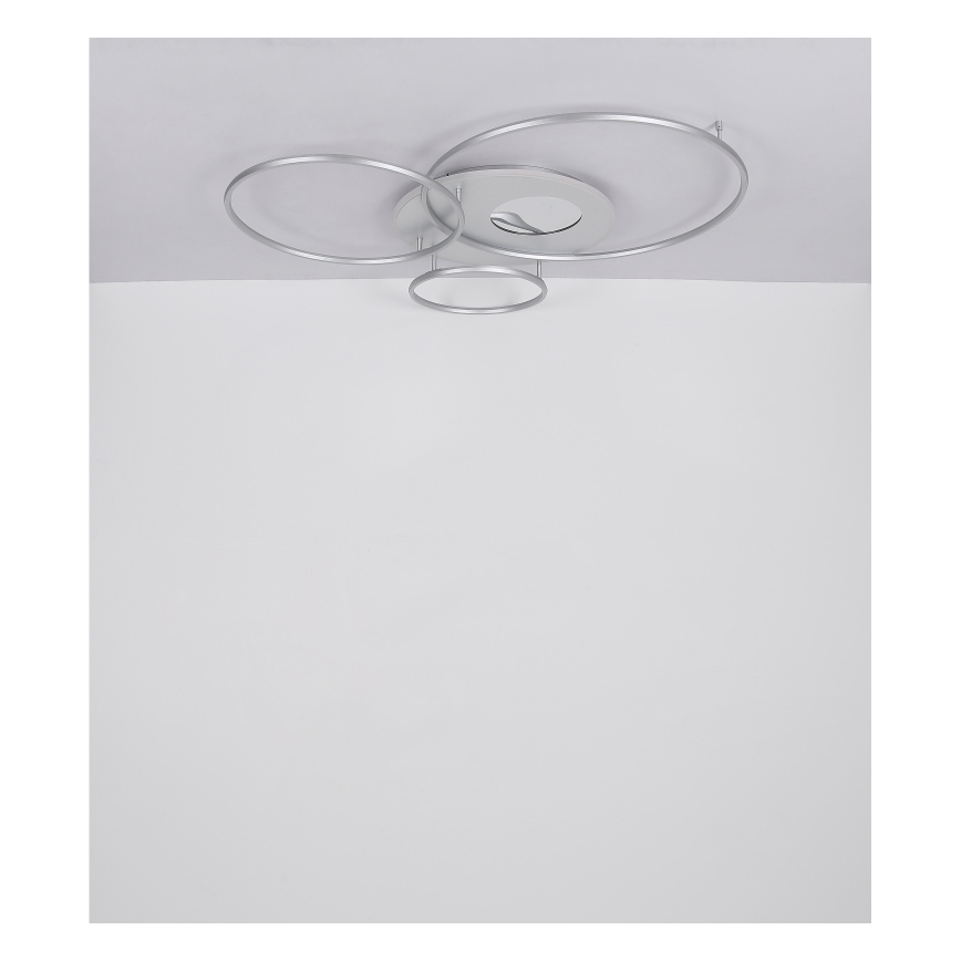 Globo - LED stropné svietidlo stmievateľné LED/70W/230V 2700-6500K matný chróm + diaľkové ovládanie