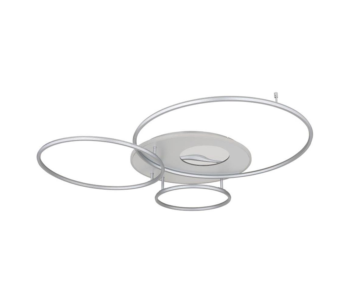 Globo 48466-70A - stmievateľné LED stropné svietidlo INVERTINA LED/70W/230V strieborné + diaľkové ovládanie 48466-70A