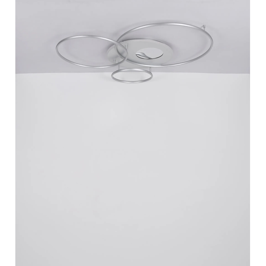 Globo - Stlmiteľné LED stropné svietidlo 70W/230V 2700-6500K Wi-Fi Tuya matný chróm + diaľkové ovládanie