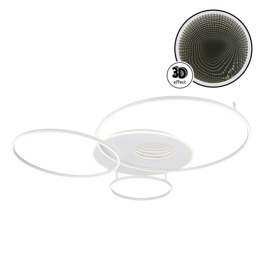 Globo - LED stmievateľné stropné svietidlo LED/70W/230V 2700-6500K 105x26,5 cm biela + diaľkové ovládanie
