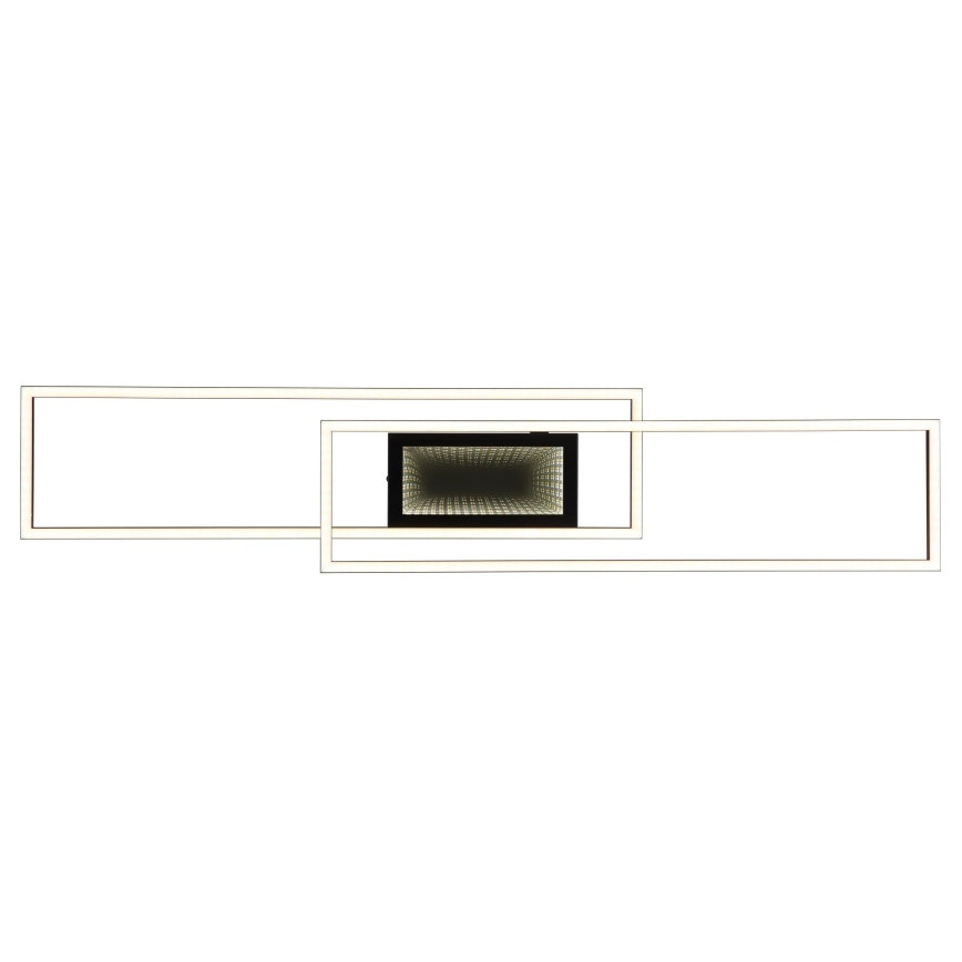 Globo - LED Stmievateľné stropné svietidlo LED/42W/230V 2700-6500K 19,6x96 cm čierna + diaľkové ovládanie