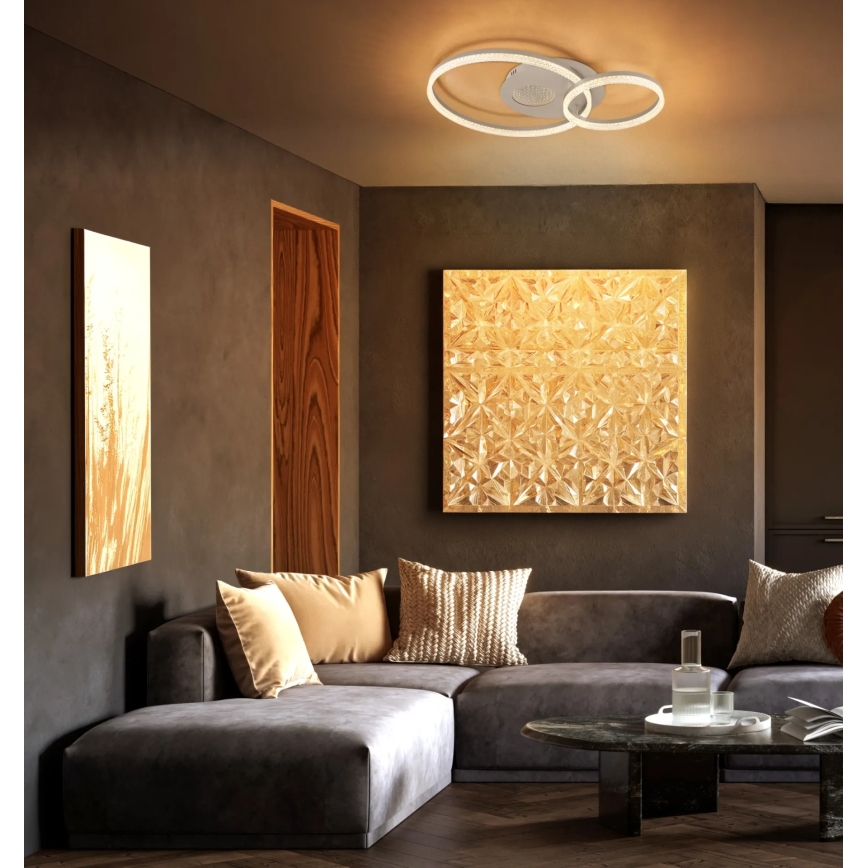 Globo - LED stropné svietidlo LED/30W/230V 3000K 70x50 cm béžové