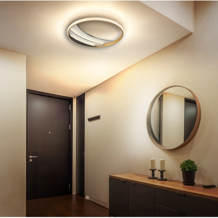 Globo - LED Stropné svietidlo LED/24W/230V 3000/4000/6000K pr. 41 cm zlaté