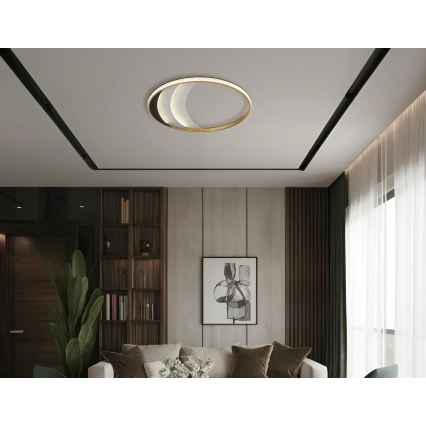 Globo - LED stropné svietidlo LED/40W/230V 3000/4000/6000K pr. 52 cm zlaté