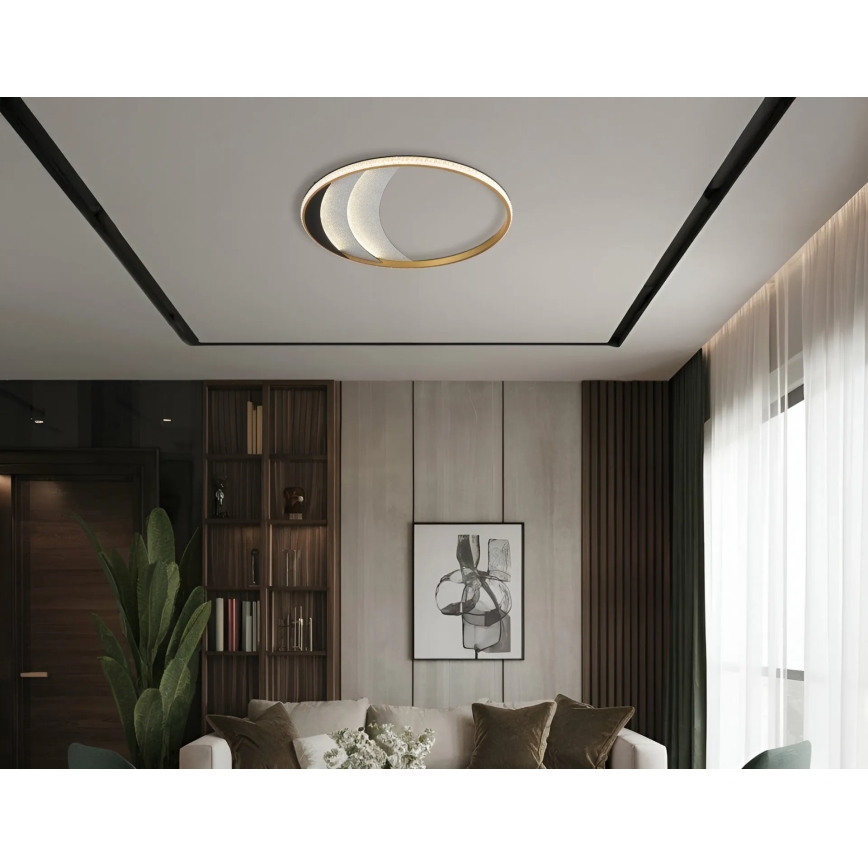 Globo - LED stropné svietidlo LED/40W/230V 3000/4000/6000K pr. 52 cm zlaté