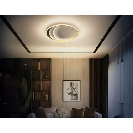 Globo - LED stropné svietidlo LED/40W/230V 3000/4000/6000K pr. 52 cm zlaté