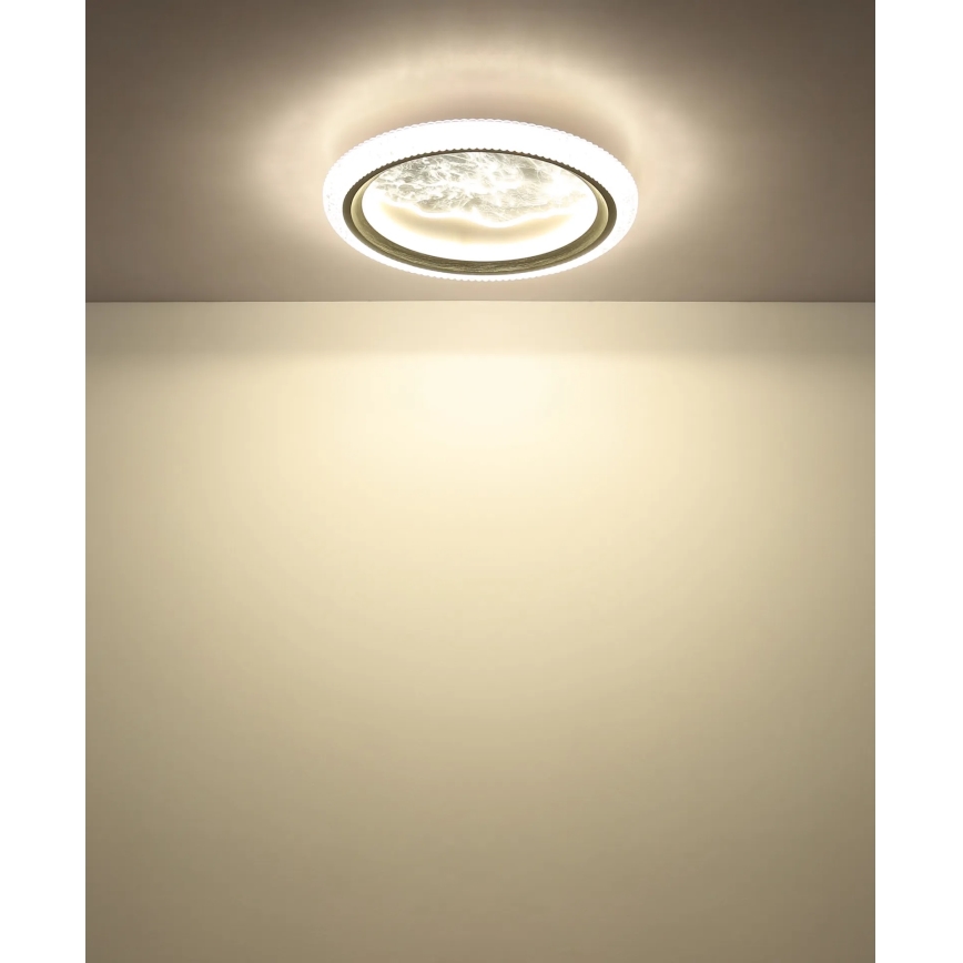 Globo - LED stropné svietidlo LED/28W/230V 3000/4200/6000K pr. 39,5 cm strieborná