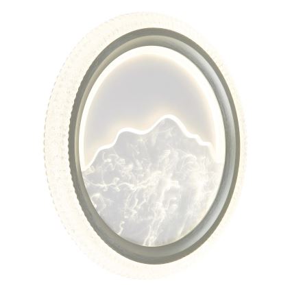 Globo - LED stropné svietidlo LED/28W/230V 3000/4200/6000K pr. 39,5 cm strieborná