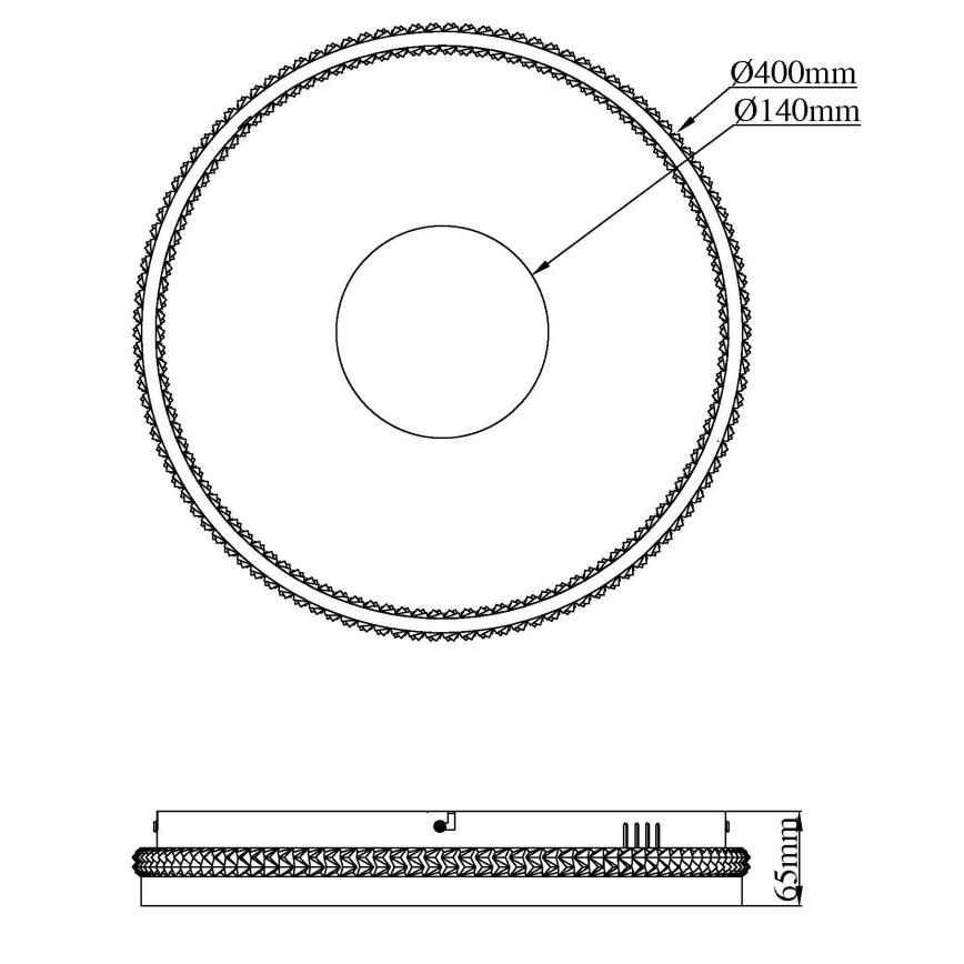 Globo - LED stmievateľné stropné svietidlo LED/30W/230V 2700-6500K priemer 41 cm + diaľkové ovládanie