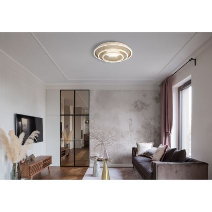 Globo - LED stropné svietidlo LED/40W/230V 3000/4000/6000K pr. 51 cm béžová