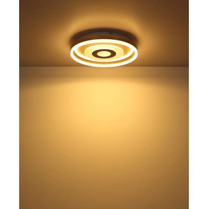 Globo - LED stropné svietidlo LED/24W/230V 3000K pr. 40 cm travertín