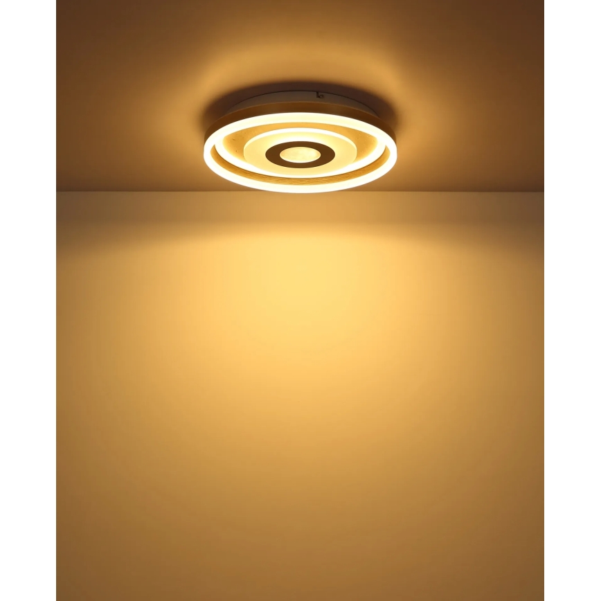 Globo - LED stropné svietidlo LED/24W/230V 3000K pr. 40 cm travertín