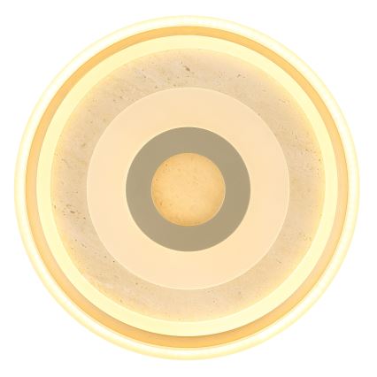 Globo - LED stropné svietidlo LED/24W/230V 3000K pr. 40 cm travertín