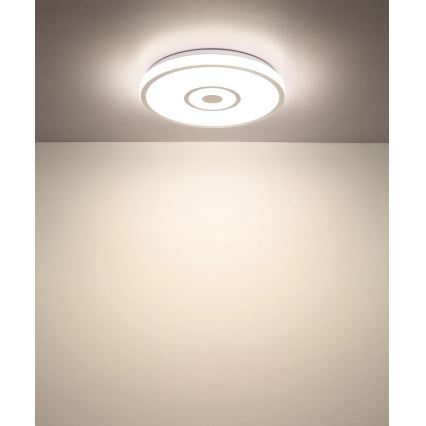 Globo - LED stropné svietidlo LED/24W/230V 3000/4000/6000K priemer 38 cm biela/matný chróm