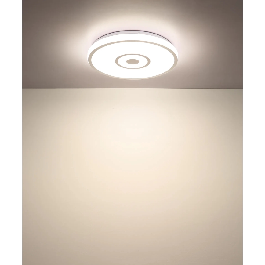 Globo - LED stropné svietidlo LED/24W/230V 3000/4000/6000K priemer 38 cm biela/matný chróm