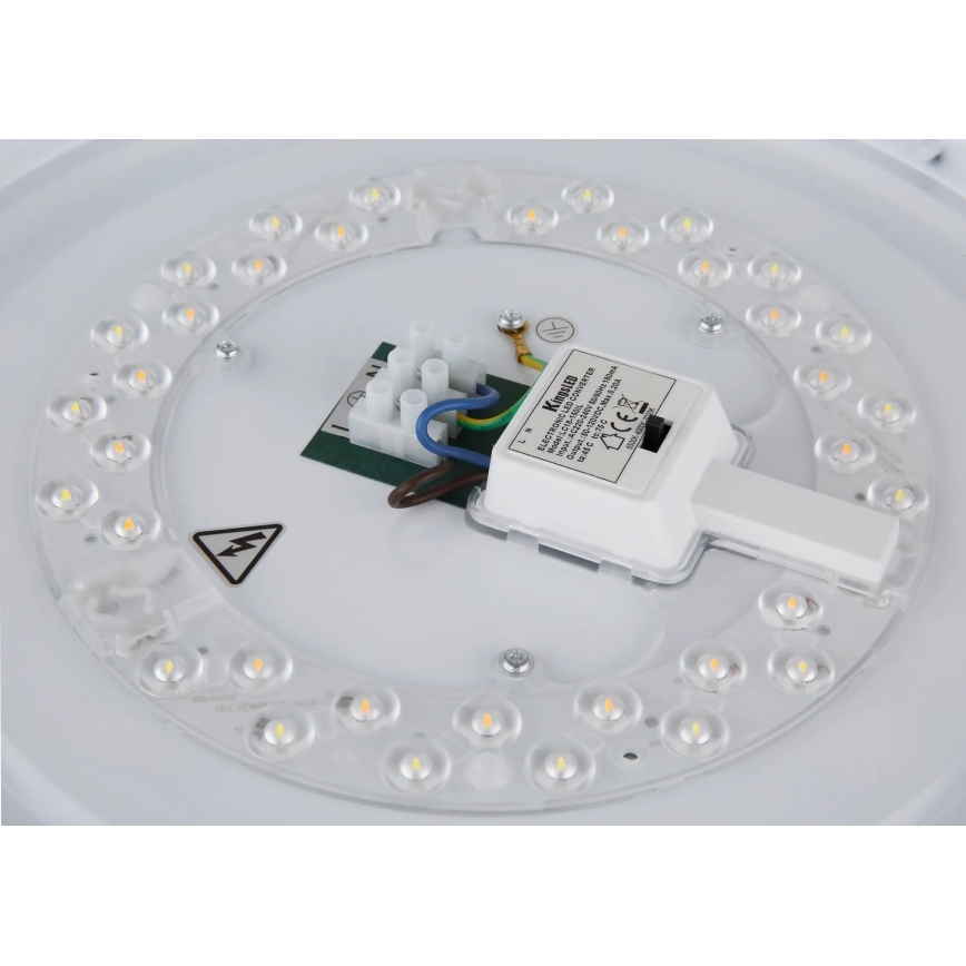 Globo - LED stropné svietidlo LED/24W/230V 3000/4000/6000K priemer 38 cm biela/matný chróm